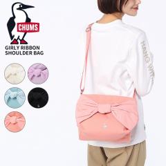 �`�����X ���f�B�[�X �~�j�V�����_�[ �΂ߊ|���o�b�O CHUMS �K�[���[���{���V�����_�[�o�b�O Girly Ribbon Shoulder Bag  �t�F�~�j�� �J