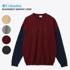�R�����r�A �����Y �N���[�X�E�F�b�g ���f�B�[�X Columbia �o�K�X�E�F�b�g�O���t�B�b�N�N���[ Bugasweat Graphic Crew �g�b�v�X �J�b�g�\
