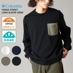 �R�����r�A ����T�V���c ����T Columbia �����O�X�g���[�g�����O�X���[�u�N���[ Yonge Street Long Sleeve Crew  L/S Tee  ���� �e�B�[�V