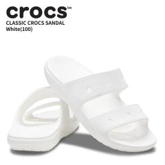 �N���b�N�X �T���_�� CROCS �N���V�b�N �N���b�N�X �T���_�� classic crocs sandal �z���C�g(100) �����Y ���f�B�[�X�X���C�h �V���[�Y 