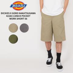 �f�B�b�L�[�Y Dickies �����Y �V���[�g�p���c Dickies x GORO NAKATSUGAWA  42283 13INCH POCKET WORK SHORT 56 �n�[�t�p���c �V���[�c D