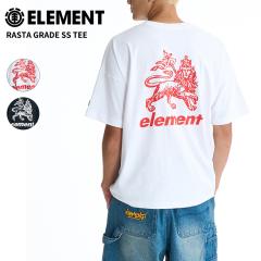 �G�������g �����Y �z������ ����T�V���c ELEMENT RASTA GRADE SS TEE  �J�b�g�\�[  �J�W���A�� �����Y�t�@�b�V���� BG021228 �l�R�|�X��