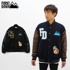 t@[Xg_E(First Down) o[VeB WPbg VARSITY JACKET by MIDAS MIYAKE (F342568) Y AE^[ X^W  [BB]