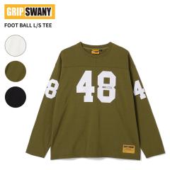 �O���b�v�X���j�[ �����Y �t�b�g�{�[���V���c ����T�V���c ���f�B�[�X GRIP SWANY �t�b�g�{�[�� �����O�X���[�uT�V���c FOOT BALL L/S TE
