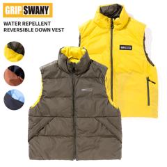 �O���b�v�X���j�[ �����Y �_�E�� �x�X�g GRIP SWANY ���� �x�X�g WATER REPELLENT REVERSIBLE DOWN VEST �A�E�g�h�A �~�A�E�^�[ GSMV-062