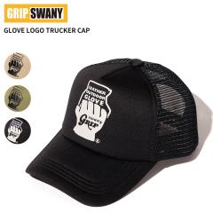 �O���b�v�X���j�[ �����Y ���b�V���L���b�v GRIP SWANY �O���[�u���S �g���b�J�[ �L���b�v GLOVE LOGO TRUCKER CAP  �L���b�v �X�q GSUA-