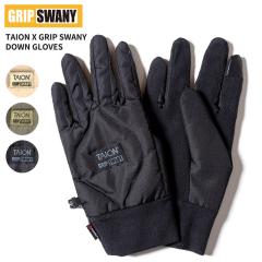 �^�C�I���~�O���b�v�X���j�[ �����Y �h����� TAION X GRIP SWANY �_�E���O���[�u DOWN GLOVES �|�[���e�b�N �t���[�X  TAION-GRIPSWANY-