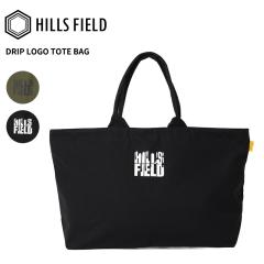 �q���Y�t�B�[���h �L�����o�X �g�[�g�o�b�O 25L HILLS FIELD �h���b�v ���S �g�[�g�o�b�O DRIP LOGO TOTE BAG HF-BAG-DRP