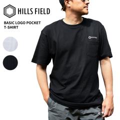 �q���Y�t�B�[���h �����Y ����T�V���c  HILLS FIELD �x�[�V�b�N ���S �|�P�b�g T�V���c BASIC LOGO POCKET T-Shirt �A�E�g�h�A �����|�C