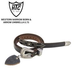 �G�C�`�e�B�[�V�[ �����Y �X�^�b�Y �x���g HTC �E�G�X�^�� �i���[ �{�[�� & �A���[ �A���u���� 0.75�C���`�� Western Narrow Born&Arrow 