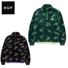 �n�t HUF QUAKE SHERPA 1 4 ZIP FLEECE �t���[�X �n�[�t�W�b�v�W���P�b�g �A�E�^�[ �j�� �����Y fl00185