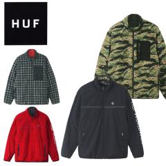 �n�t HUF MILTON REV POLAR FLEECE JACKET �t���[�X ���o�[�V�u�� �W���P�b�g �A�E�^�[ �����Y jk00185