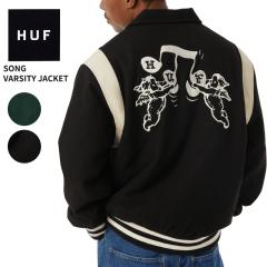 �n�t �����Y �X�^�W���� HUF Song Varsity Jacket �o�[�V�e�B �W���P�b�g �A�E�^�[ jk00439