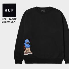 nt HUF HELL RAZOR CREWNECK gbvX  N[lbN XEFbg Y [AA]