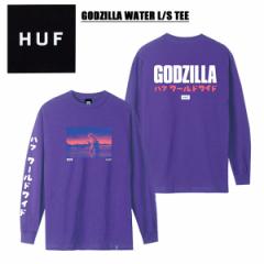 ハフ(HUF) GODZILLA WATER L/S TEE ロングTシャツ/ゴジラ/長袖/男性用/メンズ 【7】[AA]