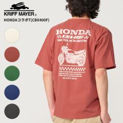 �N���t���C���[ ����T�V���c �z���_ �R���{ KRIFF MAYER HONDA�R���{T(CBX400F) T�V���c MENS �����Y ���� �J�b�g�\�[ �g�b�v�X 2557201