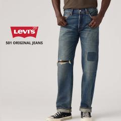 ���[�o�C�X 501 �����Y �X�g���[�g�W�[���Y �f�j�� Levis 501(R) ORIGINAL JEANS �~�f�B�A���C���f�B�S �_���[�W���H ���y�A �N���b�V��