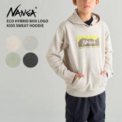 �i���K �L�b�Y �X�E�F�b�g�p�[�J�[ NANGA �G�R�n�C�u���b�h �{�b�N�X���S �L�b�Y �X�E�F�b�g�t�[�f�B�[ ECO HYBRID BOX LOGO KIDS SWEAT 