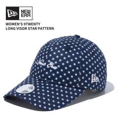 �j���[�G�� �L���b�v NEW ERA Womens 9TWENTY �����O�o�C�U�[ Star Pattern �l�C�r�[ ���f�B�[�X �S���t �X�q 14109123