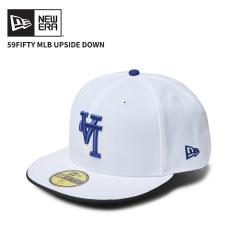 �j���[�G�� ���j�Z�b�N�X �L���b�v �X�q NEW ERA 59FIFTY MLB Upside Down ���T���[���X�E�h�W���[�X �z���C�g  �� CAP 14388822