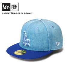 �j���[�G�� ���j�Z�b�N�X �L���b�v �X�q NEW ERA 59FIFTY MLB Denim 2-Tone ���T���[���X�E�h�W���[�X  14388868