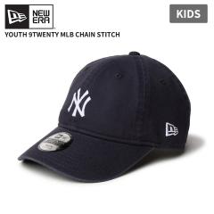 �j���[�G�� �L���b�v �L�b�Y �X�q NEW ERA �L�b�Y Youth 9TWENTY MLB Chain Stitch �`�F�[���X�e�b�` �j���[���[�N������L�[�X �l�C�r�[