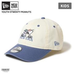 �j���[�G�� �L���b�v �L�b�Y �X�q NEW ERA �L�b�Y Youth 9TWENTY PEANUTS �s�[�i�b�c �X�k�[�s�[ �I���t �X�p�C�N �N���[���z���C�g/�X��