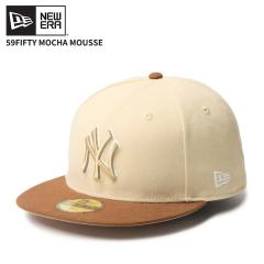 �j���[�G�� �����Y �L���b�v ���f�B�[�X �X�q NEW ERA 59FIFTY Mocha Mousse �j���[���[�N�E�����L�[�X �I�[�c�~���N/�g�b�t�B�[ 1474515