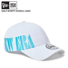 �j���[�G�� �����Y �S���t �L���b�v ���f�B�[�X �X�q NEW ERA 9FORTY �X�e���V�� ���S Stencil Logo �z���C�g  14747230