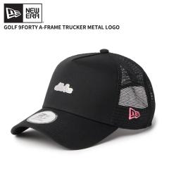 �j���[�G�� �S���t�L���b�v �X�q �����Y ���f�B�[�X NEW ERA 9FORTY A-Frame �g���b�J�[ Metal Logo ���^���p�b�` �u���b�N �R�� 1474727