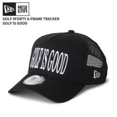 �j���[�G�� �����Y ���b�V�� �S���t�L���b�v �X�q ���f�B�[�X NEW ERA 9FORTY A-Frame �g���b�J�[ Golf is good �u���b�N 14747281