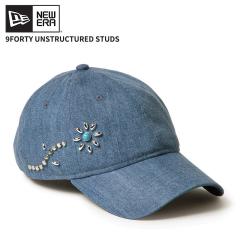 �j���[�G�� �X�^�b�Y �L���b�v �����Y ���f�B�[�X NEW ERA 9FORTY �A���X�g���N�`���[�h Studs �E�H�b�V���h�f�j�� �X�q 15137036