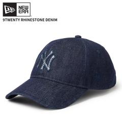 �j���[�G�� �����Y �L���b�v ���f�B�[�X NEW ERA  9TWENTY Rhinestone ���C���X�g�[�� �j���[���[�N�E�����L�[�X �f�j�� 15137180