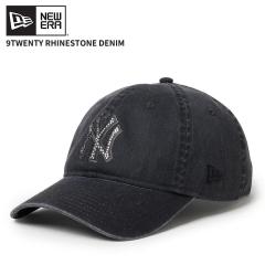 �j���[�G�� �����Y �L���b�v ���f�B�[�X NEW ERA  9TWENTY Rhinestone ���C���X�g�[�� �j���[���[�N�E�����L�[�X �u���b�N 15137181