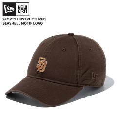 �j���[�G�� �L���b�v �����Y NEW ERA 9FORTY �A���X�g���N�`���[�h Seashell Motif Logo �V�[�V�F�����`�[�t���S �T���f�B�G�S�E�p�h���X