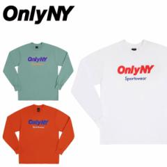 オンリー ニューヨーク（Only Ny) Sportswear Logo L/S T-Shirt /長袖/Tシャツ/ロングTシャツ/男性用/メンズ [AA]