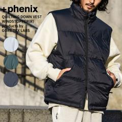 �v���X �t�F�j�b�N�X �����Y �_�E���x�X�g + phenix �L���e�B���O �_�E���x�X�g QUILTING DOWN VEST / WINDSTOPPER(R) �v���_�N�g BY GOR
