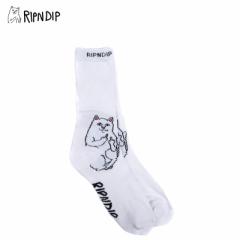 bvfBbv(RIPNDIP) Lord Nermal Socks (White) C/ N[\bNX 䂤pPbg y18z[AA-2]