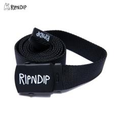 ���b�v���f�B�b�v RIPNDIP Logo Web Belt Black �E�F�u �x���g �K�`���x�� rnd4799