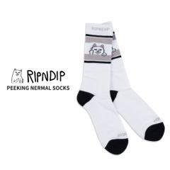 bvfBbv RIPNDIP PEEKING NERMAL SOCKS WHITE C \bNX