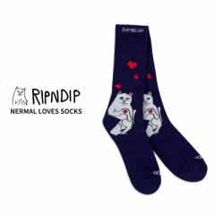 bvfBbv RIPNDIP NERMAL LOVES SOCKS NAVY C \bNX