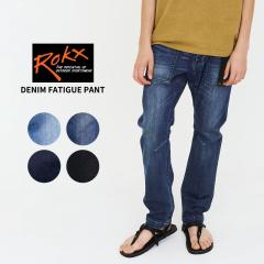 ���b�N�X ROKX DENIM FATIGUE PANT �N���C�~���O �p���c �����O�p���c �����Y �j�� RXMS191008