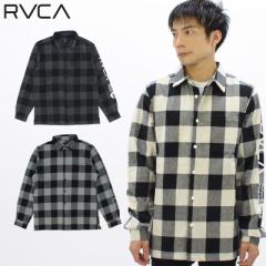 ���[�J(RVCA) RVCA �����Y RVCA SHIRT �����Y ����/�����O�X���[�u�V���c(BC042-142) /�t�����l���V���c �j���p 