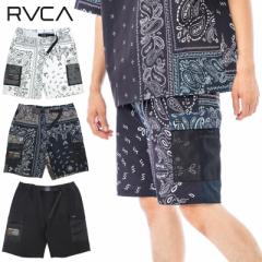 ���[�J �V���[�g�p���c �Z�p�� RVCA BANDANA UT SHORTS �����Y �n�[�t�p���c  �j�� bd041-690