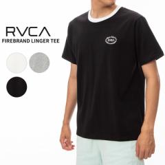 ���[�J RVCA FIREBRAND LINGER TEE �����Y ����T�V���c �J�b�g�\�[  �j�� be041-236