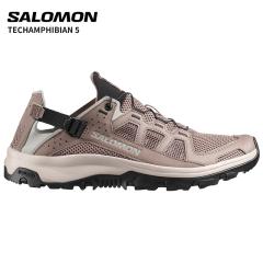 �T������ �����Y ���� �ʋC�� �E�H�[�^�[�V���[�Y SALOMON �e�b�N�A���t�B�r�A�� 5 TECHAMPHIBIAN 5 Walnut / Wrought Iron / Black L491