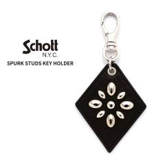 �V���b�g ���U�[�L�[�z���_�[ SCHOTT �X�p�[�N�X�^�b�Y �L�[�z���_�[SPURK STUDS KEY HOLDER ���� �A�N�Z�T���[ �L�[�z���_�[ �A���J�W 7