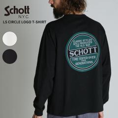 �V���b�g �����Y ����T Schott �T�[�N�����S ����T�V���c LS CIRCLE LOGO T-SHIRT �����OT�V���c 7826130001