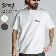�V���b�g �����Y ����T�V���c Schott �V���b�g �j���[���[�N�V�e�B �h�J T�V���c SCHOTT NEW YORK CITY EMB. T-SHIRT ���ST�V���c 782613