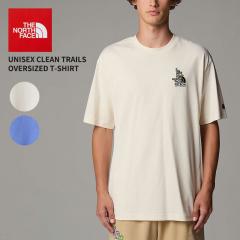 UEm[XtFCX jZbNX TVc THE NORTH FACE Unisex Clean Trails Oversized T-Shirt  I[o[TCY NF0A8C2T